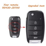 [호환품]DIYKEY 95430-J0700 업그레이드된 개선형 리모컨 키 포브 현대 호환 엑센트   434MHz NYOSYEC4TX1707 4D70 칩 : 루나벨스토어