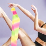 체조 태극권을위한 다채로운 리본 피트니스 소프트 운동 공 스 트리머 체육관 유연성 도구 경량 휴대용 : 지성글로벌-