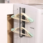 벽걸이 옷걸이 정리함 스테인리스 스틸 무타공 발코니 세탁기 걸이 홈 수납 솔루션 : 한양이지몰