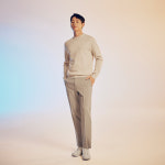 마인드브릿지 정해인 테이퍼드 조직 변형 밴딩 팬츠 슬랙스 MXPT2105 : MINDBRIDGE