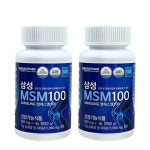삼성MSM100  무릎 손목 어깨 손가락 관절 연골 영양제 식이유황 90정, 2개 : 주식회사 연우바이오