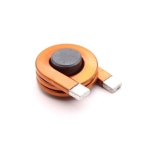 5개입 평평한 구리선 고전류 라인 저장 자기봉 POWER 코일 PLC 플러그 30A 로드 1uH 30A 5PCS : 구마존