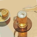 손잡이 맥주컵 1-1 릴리맥주컵 440ml 1P 호프잔 글라스머그 우유컵 녹차 커피숍 투명컵 : 매리어 스토어
