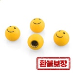 타이어 에어 밸브 캡 타이어 휠 먼지 줄기 스마일 페이스 캡 볼트 타입 벤트 밸브 자동차 트럭 오토바이 타이어 신제품 4 개 : 비비드코지몰