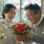 카네이션 꽃바구니 어버이날 스승의날 꽃배달서비스 가정의달 부모님 선물 생화 농장직영 택배 : 신호트리
