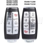 호환상품 95440-T1010 G9530 Genesis G80 2020 95440-G9630 용 원격 키 Fob : 바람개비이