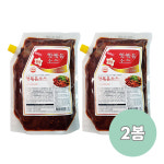 (무배) 평강푸드 핫볶음소스 2kg x 2팩 : 콩타작 푸드마켓