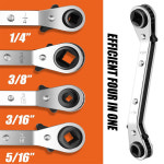 HVAC 서비스 렌치 냉동 서비스 렌치 세트 38  14 516 4 래칫 : 제스121