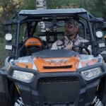 블랙 UV 저항 나일론, 혼다, 야하마, 폴라리스, 가와스키, CF 모토 및 라운드 마운트 튜빙용으로 설계되었습니다. : amazing003