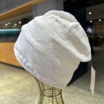 세컨타임 얇은 봄 가을 빈티지 주름 패턴 니트 비니 모자 3color (H0169) : 아트몰링 부산점 세컨타임