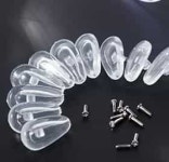 실리콘 안경 코받침 코패드 10p 드라이버세트 안경고정 투명코받침 : 로컬코리아스토어