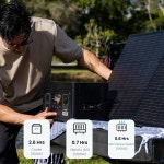 SOUOP  Lifepo4 에너지 시스템 UPS 휴대용 파워스테이션 고속 충전 1000w 발전소 1200W 태양광 발전기 : 열성글로벌