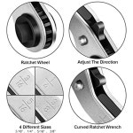 HVAC 서비스 렌치 냉동 서비스 렌치 세트 38  14 516 4 래칫 : 제스121