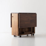 소로홈 4인 원목접이식테이블세트 BDC45 아카시아 1200x800mm, 브라운 8265.9908 : 마켓비 공식스토어