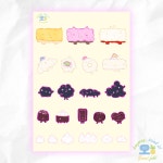 [오누루]디저트 스티커 : 올더띵스아이러브