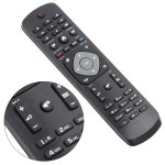 필립스 호환 LCD LED TV 텔레비전 컨트롤러 용 휴대용 리모컨 교체 디지털 스마트 호환 : 벨라스몰