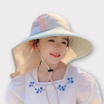 키즈썬캡 바캉스 벙거지 유아 여아 남아 플랩캡 햇빛가리개 모자 : 깐난쟁이