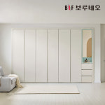 보루네오 안방 붙박이장 슬림 화장대 거울 서랍 맞춤가구 240cm E0등급 : BIF 보루네오가구