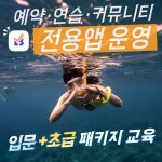 프리다이빙 입문+초급 강습 레벨2 서울 경기 수도권 PADI AIDA 교육 : 더딥스다이빙