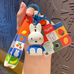 G1819 정품 miffy 미피 키링 선물 귀여운 열쇠고리 펜던트 : 쿠마네상점