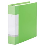 Lihit Lab G3808-6 클리어 북, 교체 가능한 A4, 30개의 구멍, 55장 + 1개, 연두색 Pea Green : 리멤버셀 200