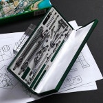 엔지니어링 드로잉 금속 나침반 세트, H4015 그리기 도구, 15 개/세트 : 클린업마켓