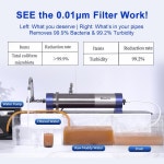 휠튼 전체 주택용 고유량 정수 필터 1000L-3000L SUS304 미네랄 재사용 가능 0.01um PVDF 5년 : 범이소밸류