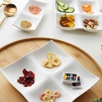 삼헌 사각 나눔접시 반찬그릇 식당그릇 : 삼헌몰