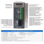 2026 LICHUAN 2상 220V 110mm 20/28Nm 폐쇄 루프 스테퍼 모터 NEMA42 프레임, 드라이버 및 1000PPR 엔코더 포함, 목공 CNC용 : 핏트레이드41