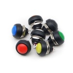 5PCS 2Pin 미니 스위치 12mm 1A 방수 버튼 pbs33b 12v 순간 푸시 리셋 비잠금식 : 어반코어