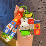 G1819 정품 miffy 미피 키링 선물 귀여운 열쇠고리 펜던트 : 쿠마네상점