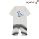 아가방 닉스 7부 내의 여름 아기 실내복 01T357630 : 아가방 도봉신창아가방갤러리