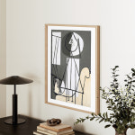 파블로 피카소 Woman with palette 거실 그림 액자 명화 현대미술 40x50 : 그릿시즌