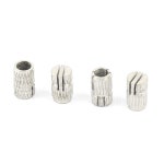 ruilogod 4pcs 몰드 부품 스테인리스 스틸 7mm (아이디 통풍구 f21 슬롯형 17f 박스 코어 c4b 657) x 4mm ea2 : 핑크솜사탕마켓