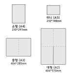 게임 보드 (Blank Board 무지 블랭크) A2 A3 A4 A5 사이즈 - DIY용 접이식 빈 보드판 : 피스크래프트 샵