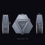 알리와바 GH9 미니 PC, 12번째 인텔 코어 i9-12900HK 14C / 20T, 최대 5 0GHz , 32GB RAM / 512GB SSD 미니 데스크톱 PC, HDMI... 