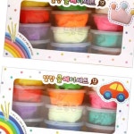 삼헌 말랑 클레이 세트 12색 점토놀이 어린이놀이 미술수업재료 : 삼헌몰