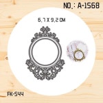 스크랩북용 AG(1536-1579) 금속 커팅 다이 스텐실 : Uranos Store