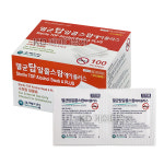 일회용 알콜스왑 500매 낱개포장 에탄올 알콜솜 100매 5박스 뉴클린 뉴스킨 그린이소 : 의료기장터