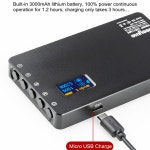 [현미경] Viltrox Weeylite RB08P RGB 바이 컬러 2500K-8500K LED 라이트, 3000mAh 휴대용 비디오 필 패널, 휴대폰 카메라 사진 조명...