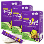 아이유팜 아이굿타민 30포X3박스 어린이 비타민 아연 비오틴 영양제 : 건강아름드리
