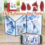 눈송이와 물개 펭귄 모양 금속 커팅 프레임 다이 템플릿 스크랩북킹 종이 제작 공예 컷 1. F9537-dies : 쇼핑또하자21호점