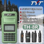 [무전기] TYT TH-8R 무전기 5W/10W 고출력 듀얼 밴드 VHF UHF 햄 2웨이 라디오 장거리 휴대용 송수신기 UV88 사냥 캠핑용 : 바다글로벌14