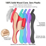 강아지용 코지 슬라이커 두들용 브러시 라브라면 그루밍 브러시 대형 골드면 푸들 기프트 Large Black : 어반 토스트