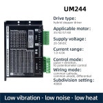 고정밀 스텝 모터 140 250MNM 7V 4V 1A 35MM NEMA14 2상 8도 하이브리드 스테퍼 드라이버 UM244 35X28mm 0.2Nm : 글로네아