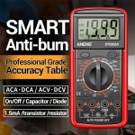[테스트기] DT9205A DMM 전문 멀티미터 디지털 hFE AC DC 전압 전류 1000V 20A 커패시턴스 저항 연속성 다이오드 테스터 : 바다글로벌17