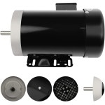 2 전기 모터 1750RPM 범용 3상 56C 모터 TEFC 230 /460V 5 /8 축 직경 4극 60Hz : 하루서랍픽