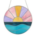 콜링밀 선 식물 선캐처 귀여운 스테인드글라스 온실 장식 크리스마스 트리 소박한 정원 창문 가족 아트 월 장식용 라이트캐처 : 사라다 컬렉티브