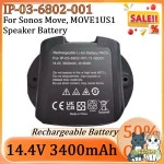 새로운 IP-03-802-001/111-00001 14.4V 3400mAh 교체 배터리 Sonos Move MOVE11 스피커 : 쿠쿠스토어24