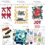 크리스마스 클리어 스탬프 금속 커팅 다이 스크랩북 사진 앨범 카드 제작 장식 1. F8928-stencil : 쇼핑하자30호점